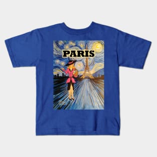 Paris Eiffel Tower Kids T-Shirt